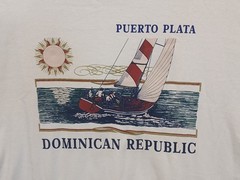 Wrangler Mens Size XXL White Tee Shirt Puerto Plata Dominican Republic