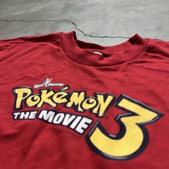Vintage 2000’s Nintendo Pokemon 3 The Movie Promotional 🇺🇸 T-Shirt Adult S