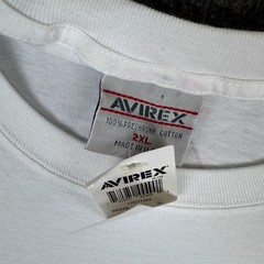 Vintage Avirex T-Shirt Mens 2XL White Long Sleeve Skate 9/11 Ground Zero Y2K NWT