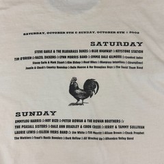 VTG San Francisco Shirt Adult XL White Bluegrass Concert Cable Car Golden Gate