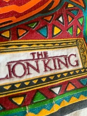 VTG 90s Disney THE LION KING Movie Mufasa Simba 90s M-L T-Shirt