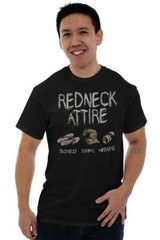 Funny Redneck Drink Beer Southern Attitude Mens Casual Crewneck T Shirts Tees