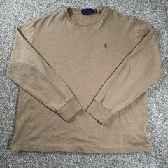 Polo Ralph Lauren Size M Long Sleeve Soft Cotton Classic Fit Cuffed Wrists Shirt