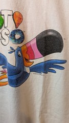 Vintage 2000 Kelloggs Cereal Mens L Froot Loops Short Sleeve T-Shirt AAA tag