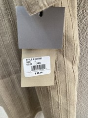 NEW Amongst Others Men’s Large Beige Drop Shoulder Boxy Short Sleeve T-Shirt
