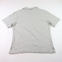 Left Coast Tee Shirt Mens XL Gray Collared V Neck Cotton Preppy Casual T Shirt