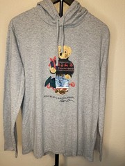 Polo Ralph Lauren Men’s Hooded T-Shirt Polo Bear Jersey, Size Large