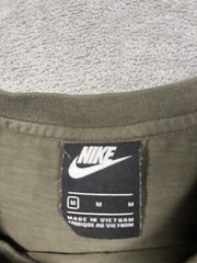 Nike Sportswear Mens M Green Utility Zipper Pocket Short Sleeve Shirt Swoosh