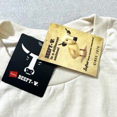 Hanes Beefy-T Heavyweight Cotton T-Shirt Cream Blank Plain Men’s Size XL NWT