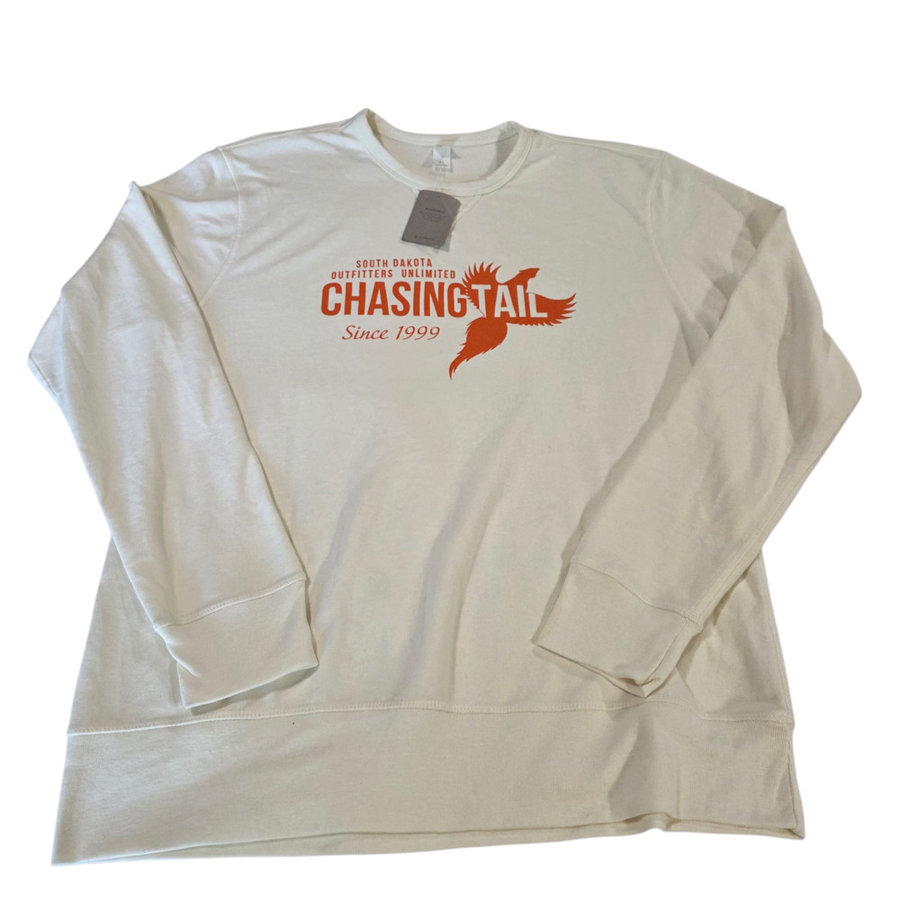 Alternative Mens Pullover Shirt White XL Crew Neck Knitted South Dakota Graphic