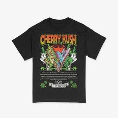 Cherry Kush Strain Comfort Tee Collection Soft Relaxed Fit
