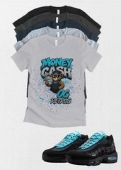 Shirt to match Black Chrome Gamma Blue Max 95 OG Sneaker Sneakerhead Streetwear