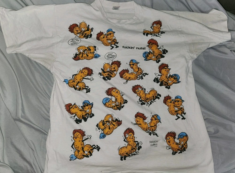 Fashion Victim Fuckin Nuts Shirt Adult Size XL RARE Read Description