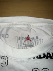 ADULT SIZE S AIR JORDAN FLIGHT CLUB #23 WHITE SHORT SLEEVE LOGOS T-SHIRT MJ AIR