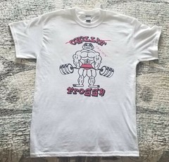 CHILLIN’ Training FROGGY Bodybuilder Logo Gym Workout T-Shirt New Size S M L XL