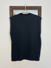 Vintage HIM 2004 Tee Black Heartagram Over Print Vest Sleveless Shirt Size L