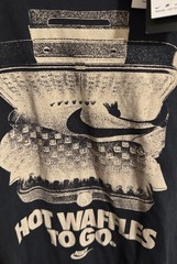 Nike Tshirt Mens Medium Tall Navy Waffles