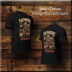 Fur Fighters – 90s Retro-Vintage Grunge – Animal Parody Music Band Tee