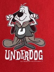 Vintage 1996 Changes Underdog Logo Graphic T-shirt – Size Large MADE IN USA Red