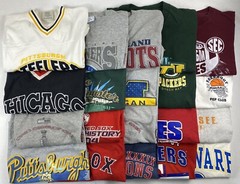 Wholesale Lot of 20 Men’s Sports Tee Shirts (Size Breakdown in Desc)