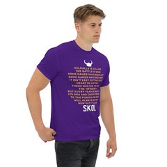 Valhalla is Calling Vikings Minnesota Football Poem Unisex T-Shirt S,M,L,XL,2X