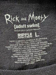 ​Rick and Morty Graphic T-Shirt Adult Swim Men’s Size Large Black Short Sleeve