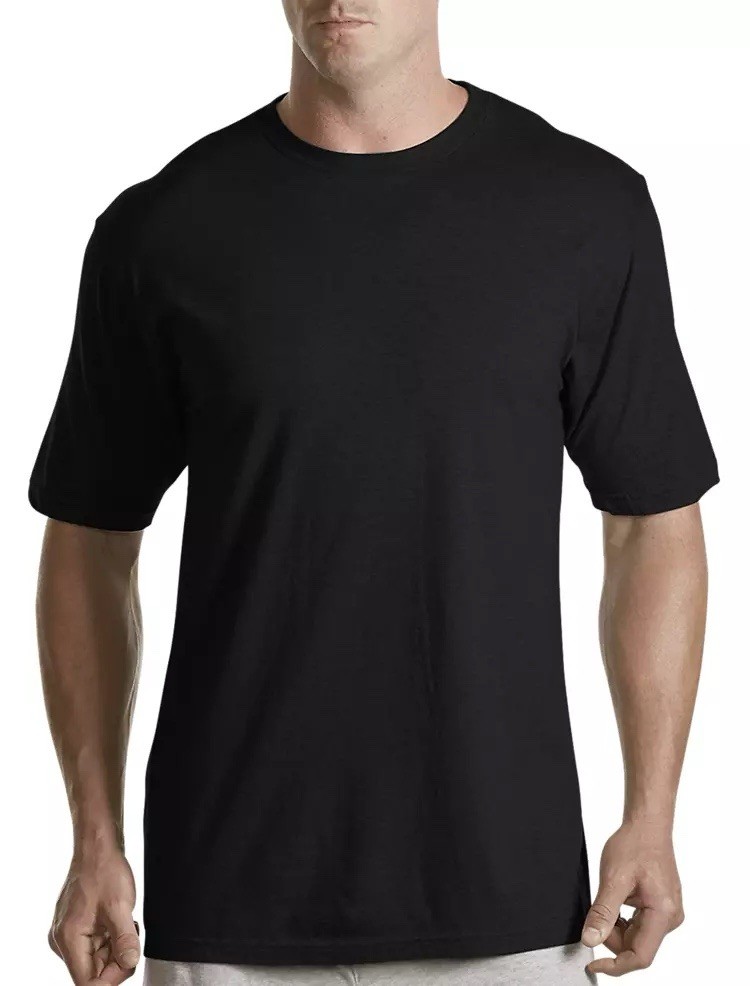 Greystone T-Shirt Mens Size 4xl Black Big and Tall T Shirt NEW