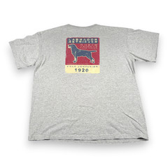 Vintage Labrador Retriever Shirt Adult 2XL XXL Gray Dog American Sportsman 90s