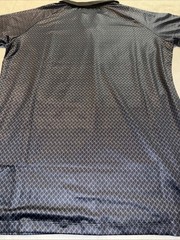 Retro Open Collar Polo In Square Geo Print XL -Brand- Tailored Athlete