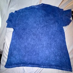 Nirvana Graphic T-Shirt Mens XL Blue Excellent Mineral Wash Smiley Face Logo