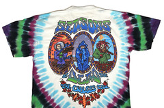 Grateful Dead ‘Seasons Of The Dead’ Front/Back Graphic Tie Dye T-Shirt Large New