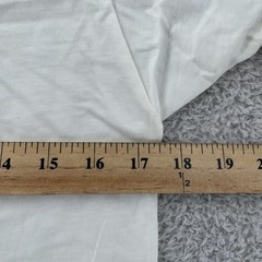 Vintage Sears Blank White V Neck Shirt Mens XS/S Undershirt Combed Cotton Tee