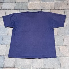 Vintage Russell Athletic Pro Cotton Pocket T-Shirt Blue Men’s Large Blank Faded