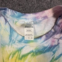 Colortone Tie-Dye T-Shirt Size Large Puerto Plata Sea Salt Lifestyle #1854