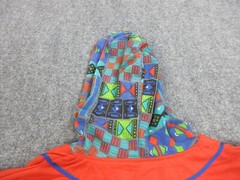 VINTAGE Starter Flip Side Shirt Mens Medium Orange Hoodie Patch Logo Deadstock