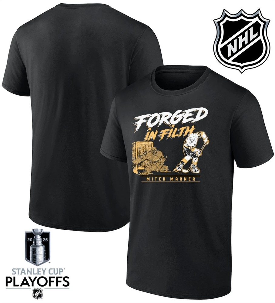 Vegas Hockey Mitch Marner Forged in Filth T-Shirt