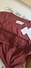 New Coach Men Limited Edition T-shirt Burgandy 2XL See MEASUREMENT.