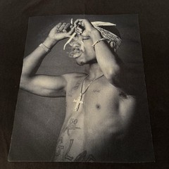 RaRE! 2Pac TUPAC Eyes Closed Smoking T Shirt Size XL Vintage Pro 5 Tag LOOK!