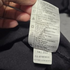 Carhartt Shirt, Sz 2XL, Black Loose Fit Long Sleeve Workwear, TK0231-M