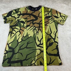Predator Camo Pocket T-Shirt Mens XL Green Brown Branch Camouflage Hunting Tee