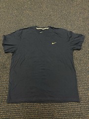 Vintage Nike Men’s Navy And Gold Swoosh T Shirt XXL NWOT