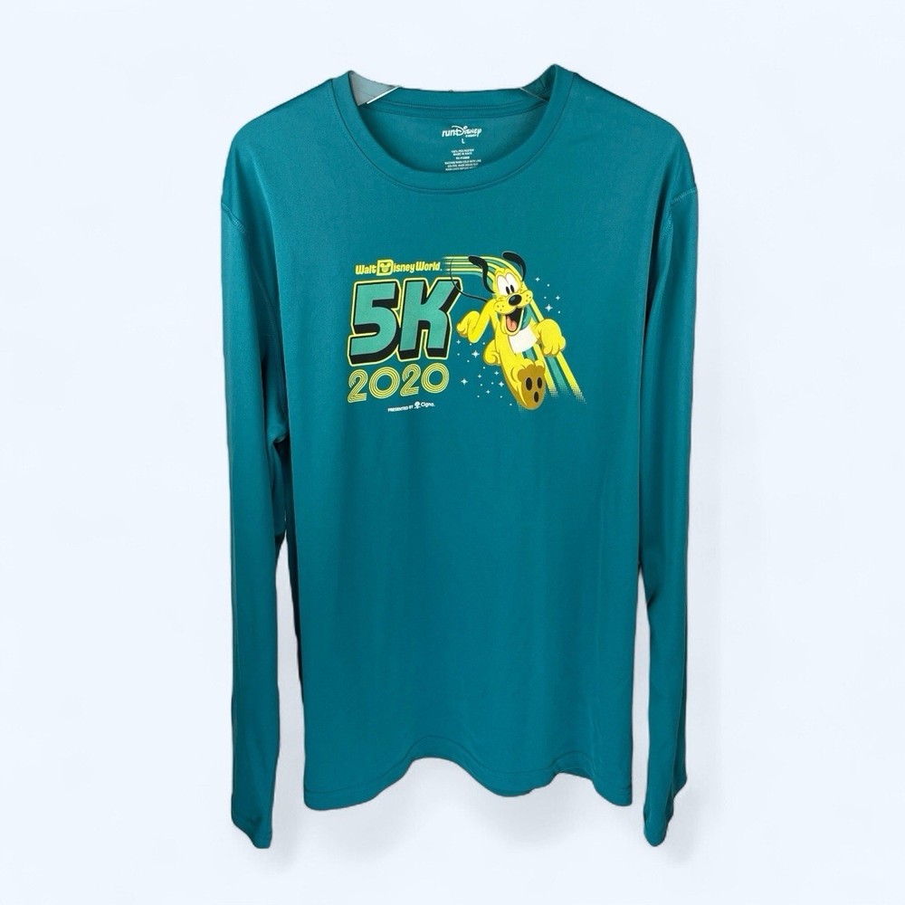 Run Disney 5k 2020 Award Shirt size large long sleeve
