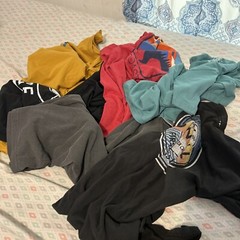 Lot Of 6 Tshirts M – xl boho hippie nature black teal gray yellow Scripture Band