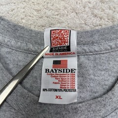 Bayside American TShirt Unisex US Navy Sz XL Gray Short Sleeve Honor Courage EUC