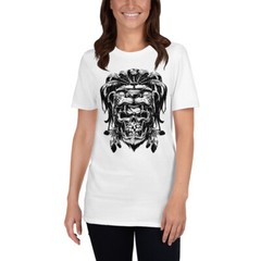 skull tribal king awesome graphic Short-Sleeve Unisex T-Shirt
