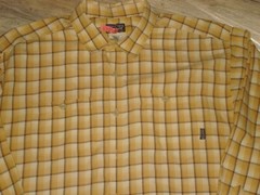 MENS PLAID PATAGONIA SHIRT LARGE CHEST 48 EXCELLENT CONDITION ORGANIC COTTON