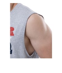Way To Celebrate Men’s Gray Americana Graphic Beer BBQ United Muscle Tank Top
