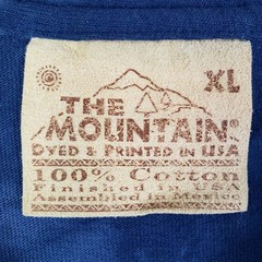 Vintage The Mountain Shirt Men’s Size XL Navy Blue Tie Dye Tee Cottton