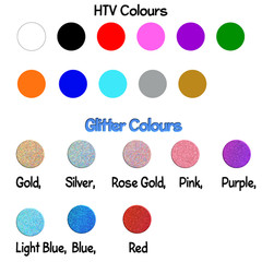 School Leavers Personalised Heat Transfer Vinyl, Iron On Shirt Transfer