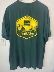 Sadire The Great Indoors Crew Neck Short Sleeve T Shirt Green Mens Size XL